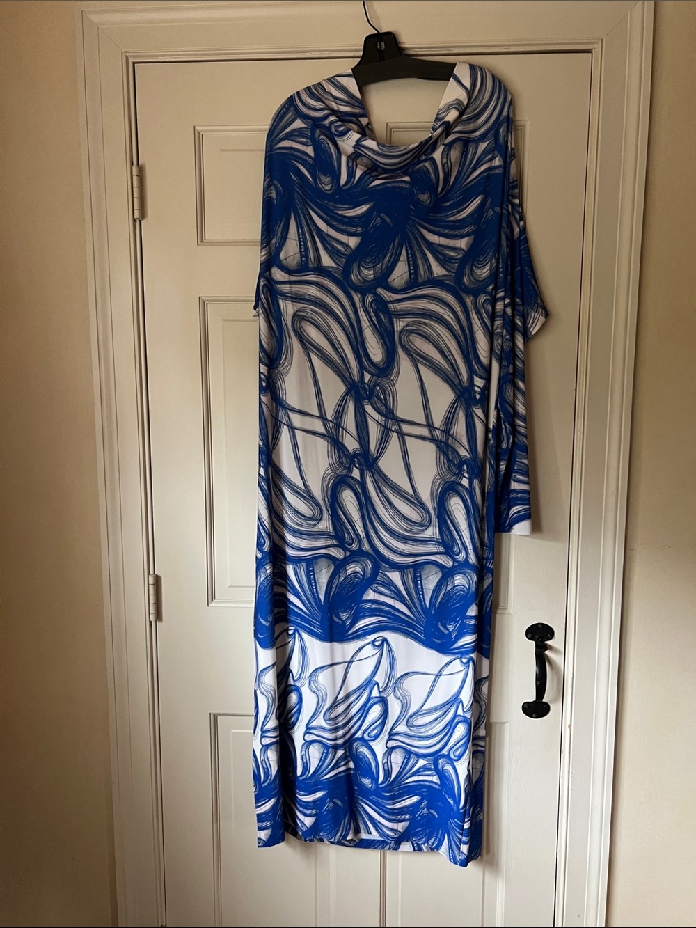 Norma Kamali wide neck dress